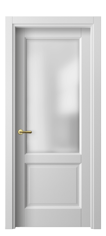 Межкомнатная дверь Галант 1422 Матовый белоснежный Сатинированное стекло Цена 47600 ₽ | Volhovec