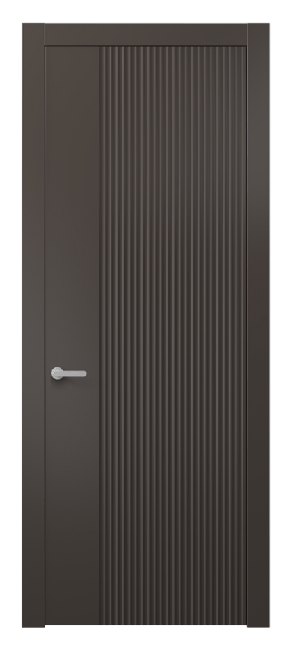 Межкомнатная дверь Альба 8643 Матовый антрацит  Цена 44220 ₽ | Volhovec