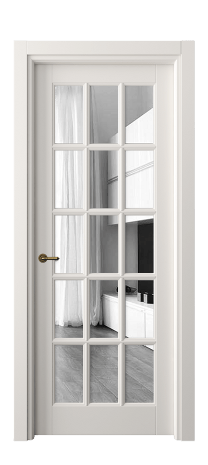 Дверь межкомнатная Тоскана Грильято 6311 Матовый пудровый белый Двустороннее зеркало, триплекс Гладкий наличник МПБЛ Цена 126390 ₽ Наличники уже входят в базовый комплект. Фабрика дверей Волховец 8 (800) 551 43 19 Межкомнатная дверь Тоскана Грильято 6311 Матовый пудровый белый Двустороннее зеркало, триплекс Цена 126390 ₽ | Volhovec