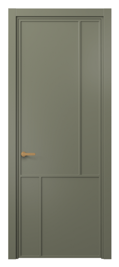 Межкомнатная дверь Фрэйм 8606 Матовый оливковый тёмный  Цена 49660 ₽ | Volhovec