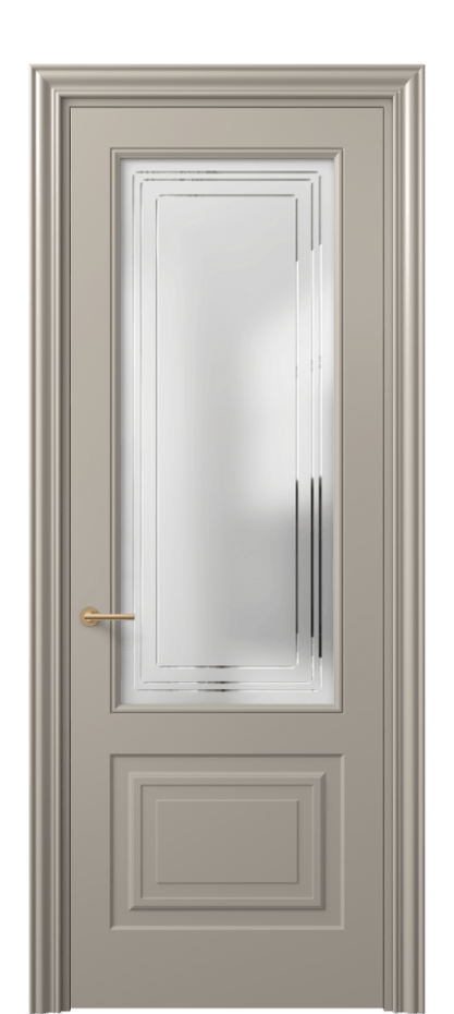 Дверь межкомнатная Mascot 8452 Матовый бисквитный Сатинированное стекло с гравировкой "Грани", триплекс, 7 мм Фигурный наличник МБСК Цена 68290 ₽ Наличники уже входят в базовый комплект. Фабрика дверей Волховец 8 (800) 551 43 19 Межкомнатная дверь Mascot 8452 Матовый бисквитный Сатинированное стекло с гравировкой "Грани", триплекс, 7 мм Цена 68290 ₽ | Volhovec