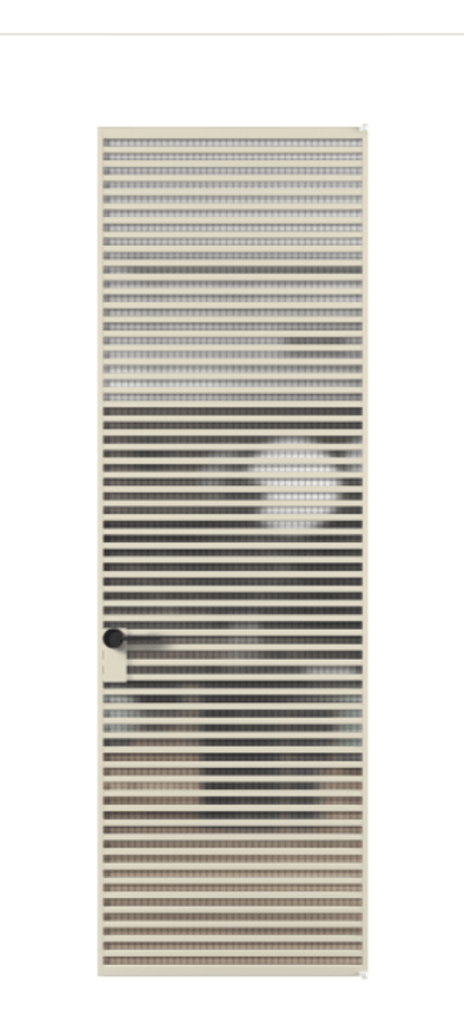 Алюминиевая дверь АЛПЛ040.07 Алюминий бежево-серый Декоративное стекло с сеткой "Mesh silver", триплекс Цена 201360  | Volhovec