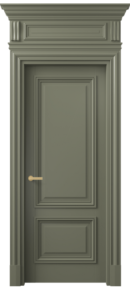 Межкомнатная дверь Антик 7303 Матовый оливковый тёмный  Цена 183050 ₽ | Volhovec