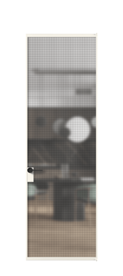 Алюминиевая дверь АЛПЛ040.01 Алюминий пудровый белый Декоративное стекло с сеткой "Mesh silver", триплекс. Без короба АПБЛ Цена 138130 Стоимость комплекта двери включает:
1. Полотно (600/650/700/750/800/850/900/950*2000-2400 мм).
2. Короб
3. Комплект фурнитуры (2 торцевые петли и магнитный замок с ответной планкой). Фабрика дверей Волховец 8 (800) 551 43 19 Алюминиевая дверь АЛПЛ040.01 Алюминий пудровый белый Декоративное стекло с сеткой "Mesh silver", триплекс Цена 138130 | Volhovec