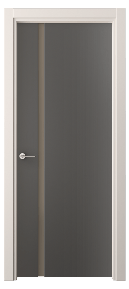 Межкомнатная дверь Freedom 4222 ПЭТ графитовый Сатинированное бронзовое стекло, триплекс Цена 33880 ₽ | Volhovec