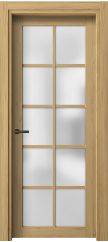 Межкомнатная дверь Neo 2106 Солнечный вяз Сатинированное стекло Цена 42570 ₽ | Volhovec