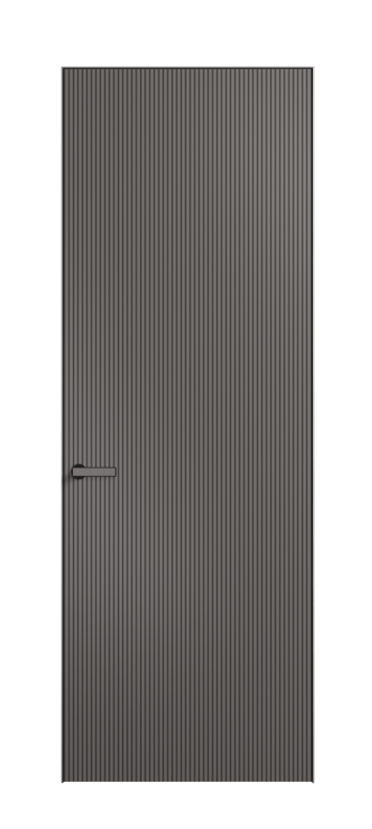 Дверь межкомнатная Velvet 8201 Матовый классический серый. Скрытый короб Черный Цена 61189 . Фабрика дверей Волховец 8 (800) 551 43 19 Межкомнатная дверь Velvet 8201 Матовый классический серый. Цена 61189 | Volhovec