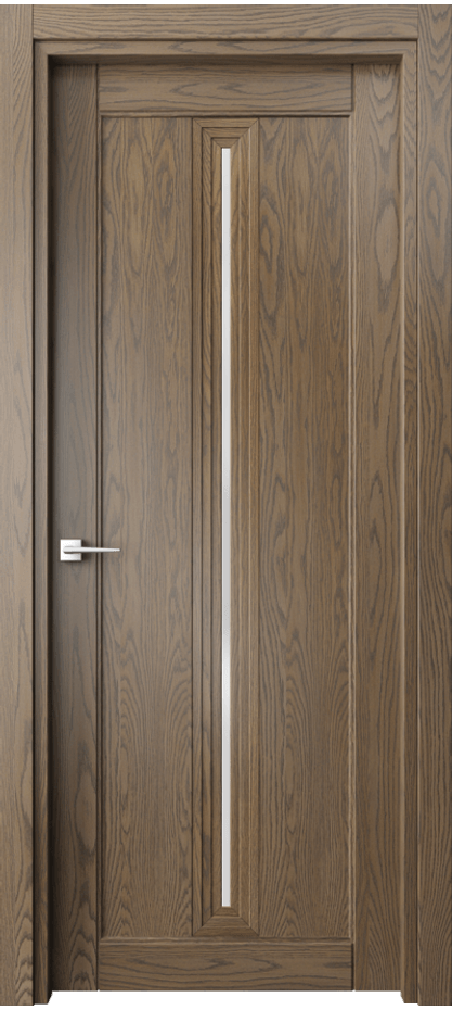 Межкомнатная дверь Эго 6123 Дуб мраморный Сатинированное стекло Цена 139150 ₽ | Volhovec