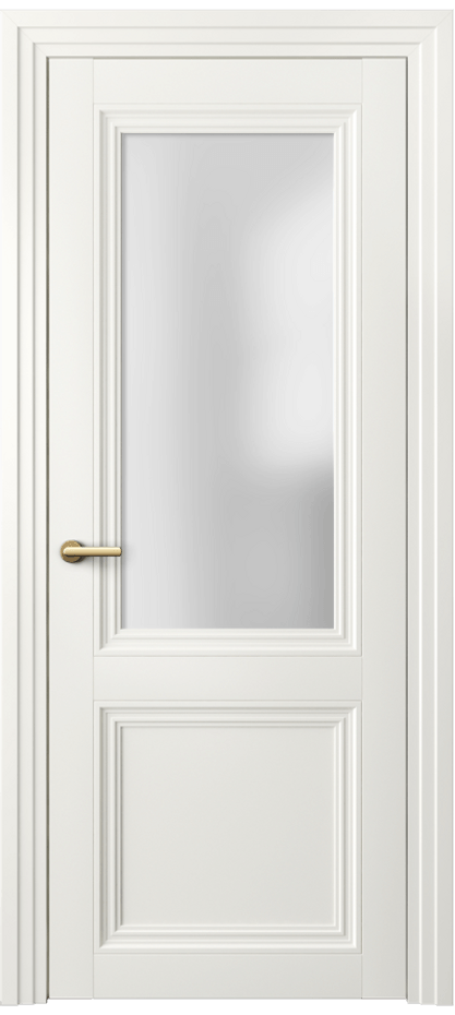 Межкомнатная дверь Centro 2524 Матовый жемчужный Сатинированное стекло Цена 65650 ₽ | Volhovec