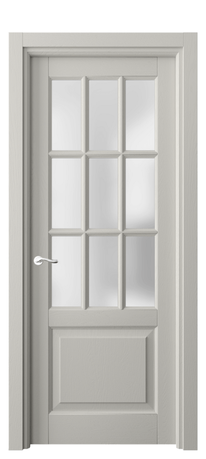 Межкомнатная дверь Лигнум 0748 Дуб тёплый серый Сатинированное стекло Цена 178860 ₽ | Volhovec