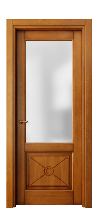 Межкомнатная дверь Toscana Litera 6362 Бук светлый с патиной Сатинированное стекло Цена 102871 ₽ | Volhovec