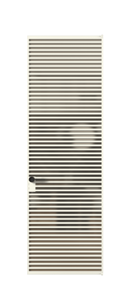 Алюминиевая дверь АЛПЛ040.07 Алюминий жемчужный Сатинированное бронзовое стекло, триплекс Цена 212840  | Volhovec