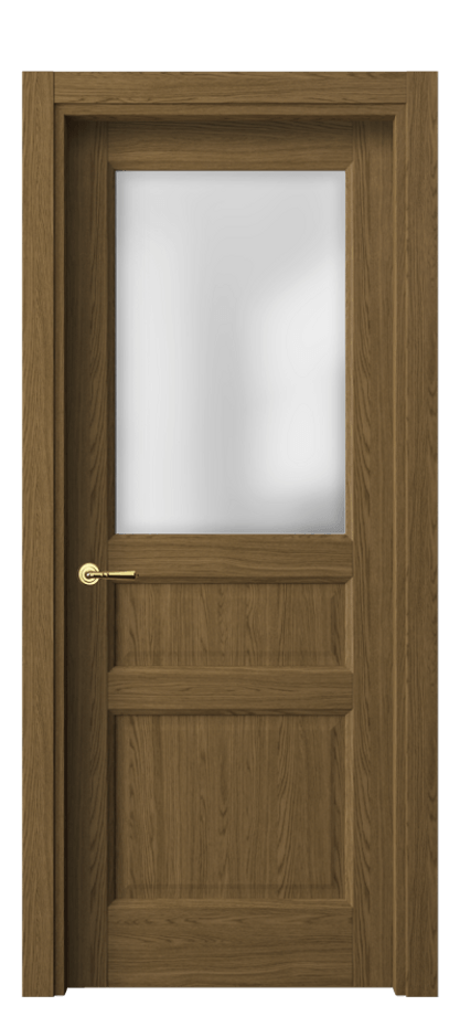 Межкомнатная дверь Галант 1432 Торфяной дуб Сатинированное стекло Цена 33410 ₽ | Volhovec