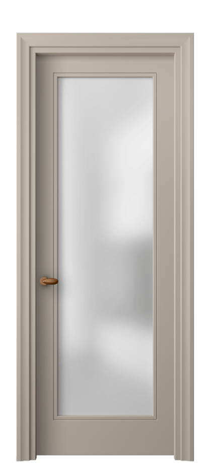 Дверь межкомнатная Esse 8502 Матовый бисквитный Сатинированное стекло Фигурный универсальный наличник МБСК Цена 55520 ₽ Наличники уже входят в базовый комплект. Фабрика дверей Волховец 8 (800) 551 43 19 Межкомнатная дверь Esse 8502 Матовый бисквитный Сатинированное стекло Цена 55520 ₽ | Volhovec