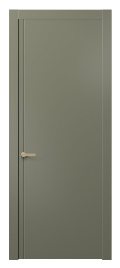 Межкомнатная дверь Alba 8644 Матовый оливковый тёмный  Цена 45930 ₽ | Volhovec