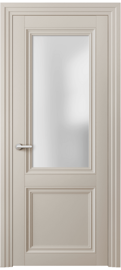Дверь межкомнатная Centro 2524 Матовый светло-бежевый Сатинированное стекло Каскадный наличник МСБЖ Цена 65650 ₽ Наличники уже входят в базовый комплект. Фабрика дверей Волховец 8 (800) 551 43 19 Межкомнатная дверь Centro 2524 Матовый светло-бежевый Сатинированное стекло Цена 65650 ₽ | Volhovec