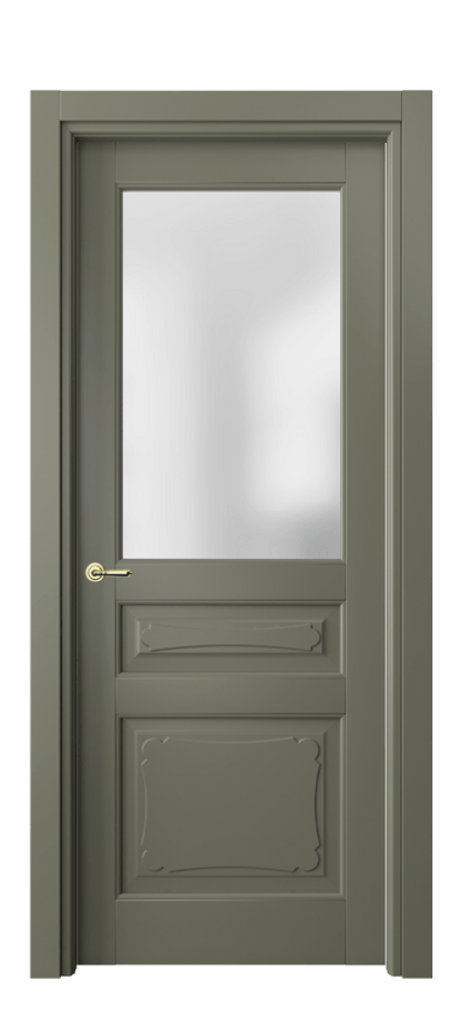 Межкомнатная дверь Toscana Elegante 6324 Бук оливковый тёмный Сатинированное стекло Цена 104940 ₽ | Volhovec