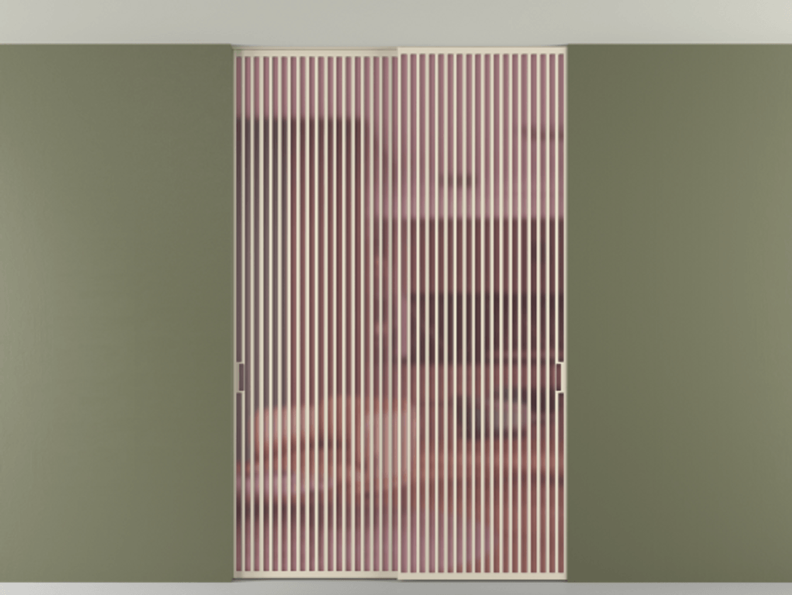 Перегородка Formato внутри проёма скрытое крепление в потолок 2 створки АЛПР 040.06 Алюминий бежево-серый Сатинированное розовое стекло, триплекс. Цена 555630 ₽ 1. Полотно 2 шт. (800/2100 мм)
2. Комплект установки раздвижной системы
3. Базовый комплект фурнитуры
4. Ручка RONDO. Фабрика дверей Волховец 8 (800) 551 43 19 Перегородка Formato внутри проёма скрытое крепление в потолок 2 створки АЛПР 040.06 Алюминий бежево-серый Сатинированное розовое стекло, триплекс Цена 555630 ₽ | Volhovec