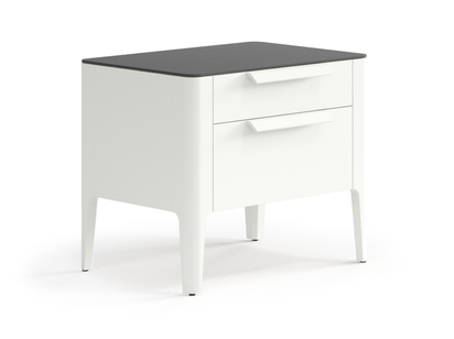 Мебель Тумба прикроватная Piega 2 ящика. Цвет Матовый жемчужный. Материал Гладкая эмаль. Коллекция Тумба прикроватная Piega 2 ящика. Фото. Мебель Тумба прикроватная Piega 2 ящика. Цвет Матовый жемчужный. Материал Гладкая эмаль. Коллекция Тумба прикроватная Piega 2 ящика. Картинка.