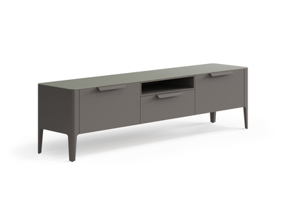 Мебель ТВ тумба Piega. Цвет Матовый антрацит. Материал Гладкая эмаль. Коллекция ТВ тумба Piega. Фото. Мебель ТВ тумба Piega. Цвет Матовый антрацит. Материал Гладкая эмаль. Коллекция ТВ тумба Piega. Картинка.