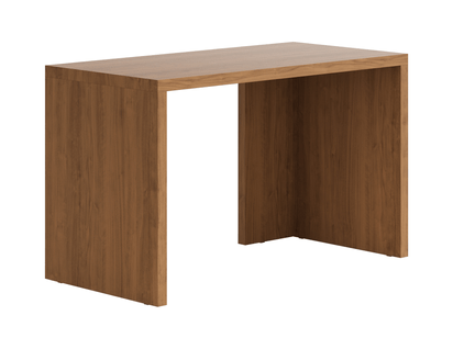Мебель Стол Module письменный с двумя опорами. Цвет Лесной орех. Материал Ламинатин. Коллекция Стол Module письменный с двумя опорами. Картинка.
