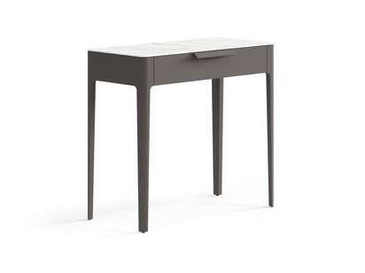 Мебель Консоль Piega 1 ящик. Цвет Матовый антрацит. Материал Гладкая эмаль. Коллекция Консоль Piega 1 ящик. Фото. Мебель Консоль Piega 1 ящик. Цвет Матовый антрацит. Материал Гладкая эмаль. Коллекция Консоль Piega 1 ящик. Картинка.