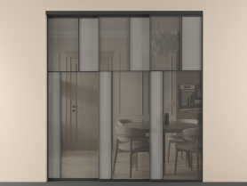 Алюминевая перегородка vnt3_4 ЧЕР. Цвет Алюминий Черный. Материал Алюминий. Коллекция Перегородка Mosaic внутри проёма телескопик синхро 2. Фото. Алюминевая перегородка vnt3_4 ЧЕР. Цвет Алюминий Черный. Материал Алюминий. Коллекция Перегородка Mosaic внутри проёма телескопик синхро 2. Картинка.