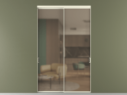 Алюминевая перегородка АЛПР 040.01_АМБ_Бронза сатин триплекс_new. Цвет Алюминий молочно-белый. Материал Алюминий в эмали. Коллекция Перегородка Formato внутри проёма двустворчатая. Фото. Алюминевая перегородка АЛПР 040.01_АМБ_Бронза сатин триплекс_new. Цвет Алюминий молочно-белый. Материал Алюминий в эмали. Коллекция Перегородка Formato внутри проёма двустворчатая. Картинка.