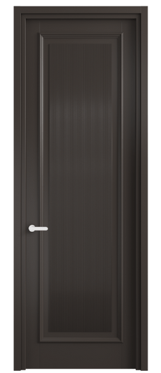 Дверь межкомнатная 6711 МАН . Цвет Матовый антрацит. Материал Гладкая эмаль. Коллекция Шарм. Картинка.