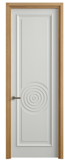 Дверь межкомнатная 6709 БССР. Цвет Бук светло-серый. Материал Массив бука эмаль. Коллекция Charm. Картинка.