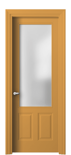 Дверь межкомнатная 8522 Пастельно-жёлтый RAL 1034 САТ. Цвет RAL Пастельно-жёлтый RAL 1034. Материал Гладкая эмаль. Коллекция Esse. Картинка.