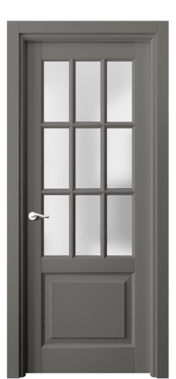 Дверь межкомнатная 0748 БКЛС САТ. Цвет Бук классический серый. Материал Массив бука эмаль. Коллекция Lignum. Картинка.