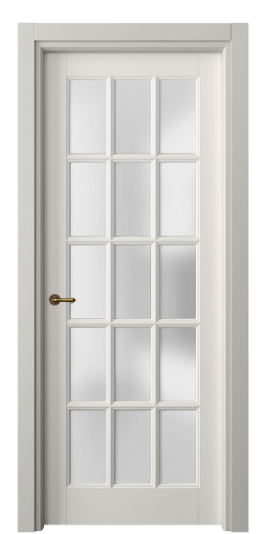 Межкомнатная дверь 6311 МПБЛ САТ. Цвет Матовый пудровый белый. Материал Гладкая эмаль. Коллекция Тоскана Грильято. Фото. Дверь межкомнатная 6311 МПБЛ САТ. Цвет Матовый пудровый белый. Материал Гладкая эмаль. Коллекция Тоскана Грильято. Картинка.