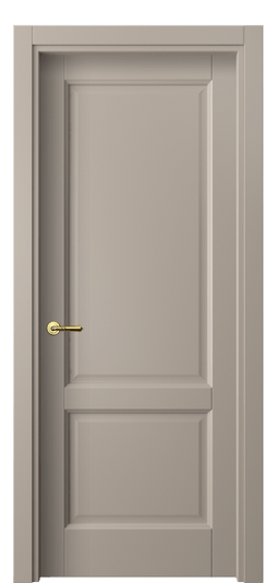 Дверь межкомнатная 1421 МБСК. Цвет Матовый бисквитный. Материал Гладкая эмаль. Коллекция Галант. Картинка.