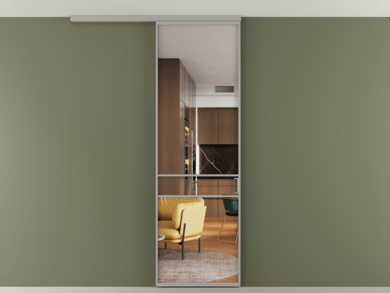 Алюминевая перегородка АЛПР 040.02_АНСР_Crystalvision_new. Цвет Алюминий нейтральный серый. Материал Алюминий в эмали. Коллекция Перегородка Формато вдоль стены на потолок 1 створка. Фото. Алюминевая перегородка АЛПР 040.02_АНСР_Crystalvision_new. Цвет Алюминий нейтральный серый. Материал Алюминий в эмали. Коллекция Перегородка Формато вдоль стены на потолок 1 створка. Картинка.