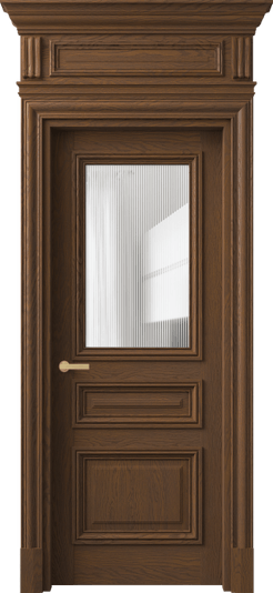 Дверь межкомнатная 7304 ДКШ.М DUNE. Цвет Дуб каштановый матовый. Материал Массив дуба матовый. Коллекция Антик. Картинка.