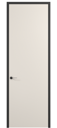 Дверь межкомнатная 0010 ПЭКБ. Цвет ПЭТ кремово-белый. Материал ПЭТ. Коллекция Planum Pro. Картинка.