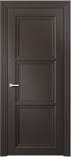 Дверь межкомнатная 2503 МАН. Цвет Матовый антрацит. Материал Гладкая эмаль. Коллекция Centro. Картинка.