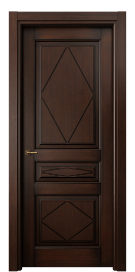 Дверь межкомнатная 6345 БТП. Цвет Бук тёмный с патиной. Материал Массив бука с патиной. Коллекция Toscana Rombo. Картинка.