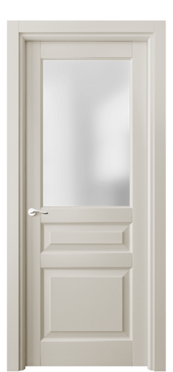 Дверь межкомнатная 0710 БОС САТ. Цвет Бук облачный серый. Материал Массив бука эмаль. Коллекция Lignum. Картинка.