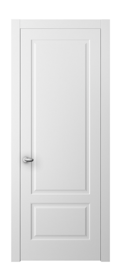 Дверь межкомнатная АКП 8541 МБЛ Матовый белоснежный. Цвет Матовый белоснежный. Материал Гладкая эмаль. Коллекция Esse. Картинка.