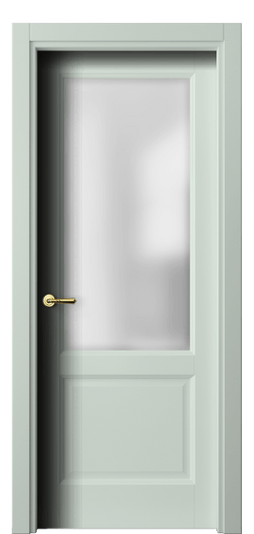 Дверь межкомнатная 1422 NCS S 1005-B80G. Цвет NCS NCS S 1005-B80G. Материал Гладкая эмаль. Коллекция Galant. Картинка.