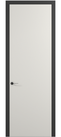 Дверь межкомнатная 0010 ПЭБЛ. Цвет ПЭТ белоснежный. Материал ПЭТ. Коллекция Planum Pro. Картинка.