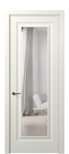 Межкомнатная дверь 8403 МЖМ Зеркало с одной стороны. Цвет Матовый жемчужный. Материал Гладкая эмаль. Коллекция Маскот. Фото. Дверь межкомнатная 8403 МЖМ Зеркало с одной стороны. Цвет Матовый жемчужный. Материал Гладкая эмаль. Коллекция Маскот. Картинка.
