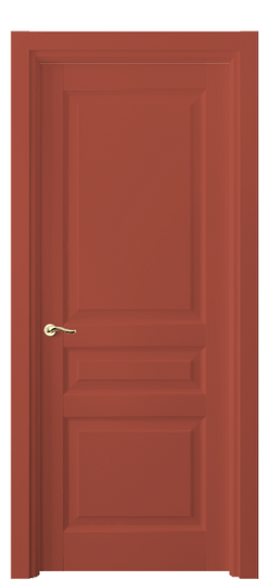 Дверь межкомнатная 0711 NCS S 3040-Y80R. Цвет NCS NCS S 3040-Y80R. Материал Массив бука эмаль. Коллекция Lignum. Картинка.