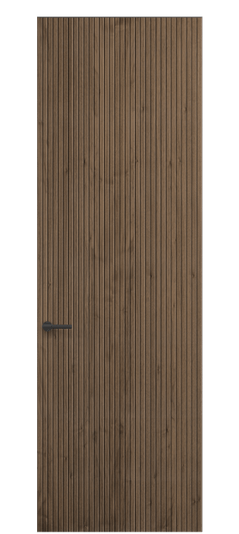 Дверь межкомнатная 0017 ОМДМ . Цвет Орех медный матовый. Материал Шпон Naturwood. Коллекция Select. Картинка.