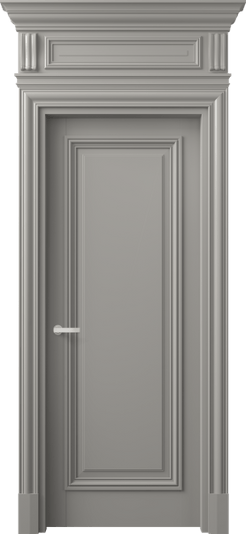 Дверь межкомнатная 7301 БНСР. Цвет Бук нейтральный серый. Материал Массив бука эмаль. Коллекция Antique. Картинка.