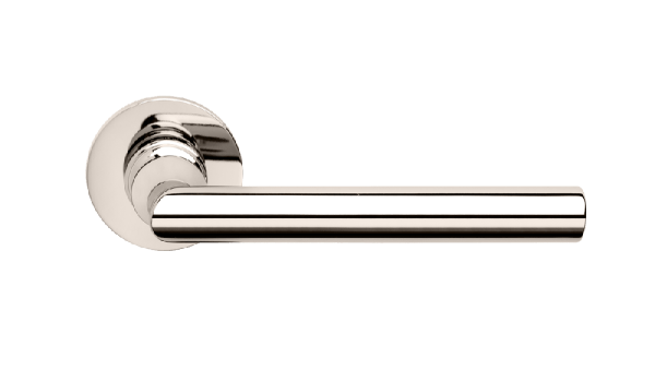 Ручки для межкомнатных дверей Ручка дверная Изабелла. Цвет Полированный никель. Коллекция Изабелла. Фото. Ручки для дверей Ручка дверная Изабелла. Цвет Полированный никель. Коллекция Изабелла. Картинка.