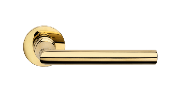 Ручки для межкомнатных дверей Ручка дверная Изабелла. Цвет Полированное золото PVD. Коллекция Изабелла. Фото. Ручки для дверей Ручка дверная Изабелла. Цвет Полированное золото PVD. Коллекция Изабелла. Картинка.