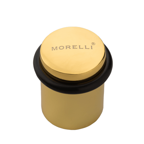 Фурнитура для дверей Ограничитель напольный круглой формы. Цвет Золото. Коллекция Ограничитель напольный круглой формы. Картинка.